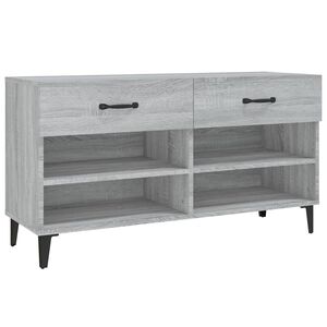 vidaXL Botn&iacute;k &scaron;ed&yacute; sonoma 102 x 35 x 55 cm kompozitn&iacute; dřevo