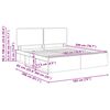 vidaXL R&aacute;m postele s čelo B&iacute;l&aacute; 180 x 200 cm Masivn&iacute; borov&eacute; dřevo