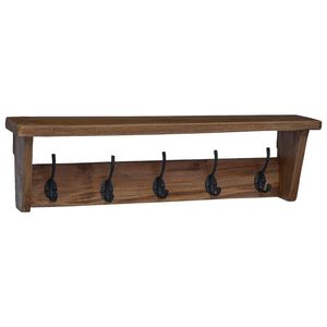 vidaXL H&aacute;ček Hněd&aacute; 50 x 10 x 14 cm Masivn&iacute; mahagonov&eacute; dřevo