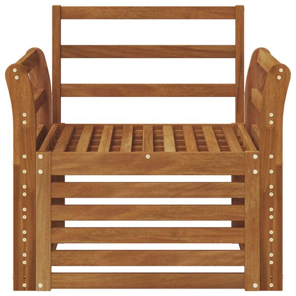 vidaXL Venkovn&iacute; pohovkov&aacute; souprava Př&iacute;rodn&iacute; 75,5 x 63 x 73 cm