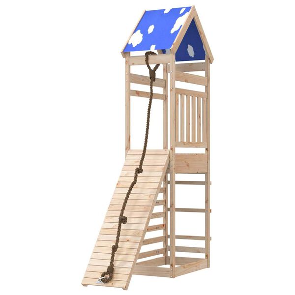 vidaXL Dětsk&eacute; hři&scaron;tě na zahradu masivn&iacute; borov&eacute; dřevo