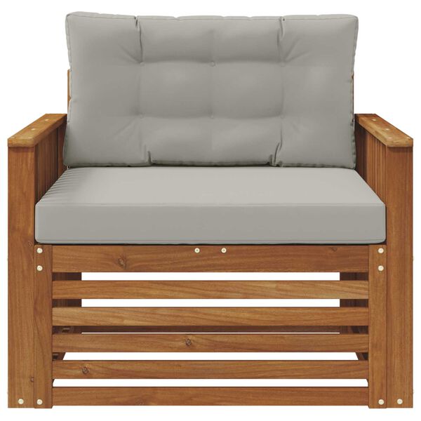 vidaXL Venkovn&iacute; pohovkov&aacute; souprava Masivn&iacute; ak&aacute;ciov&eacute; dřevo a polyester