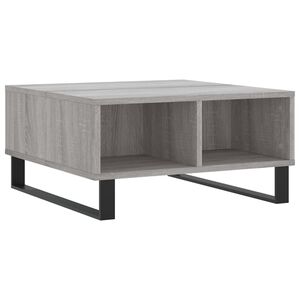 vidaXL Konferenčn&iacute; stolek &scaron;ed&yacute; sonoma 60 x 60 x 30 cm kompozitn&iacute; dřevo