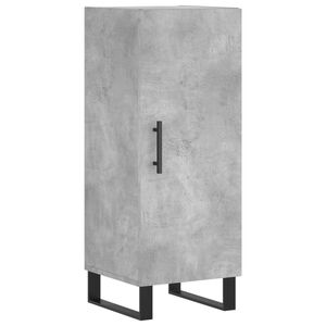 vidaXL Př&iacute;born&iacute;k betonově &scaron;ed&yacute; 34,5 x 34 x 90 cm kompozitn&iacute; dřevo