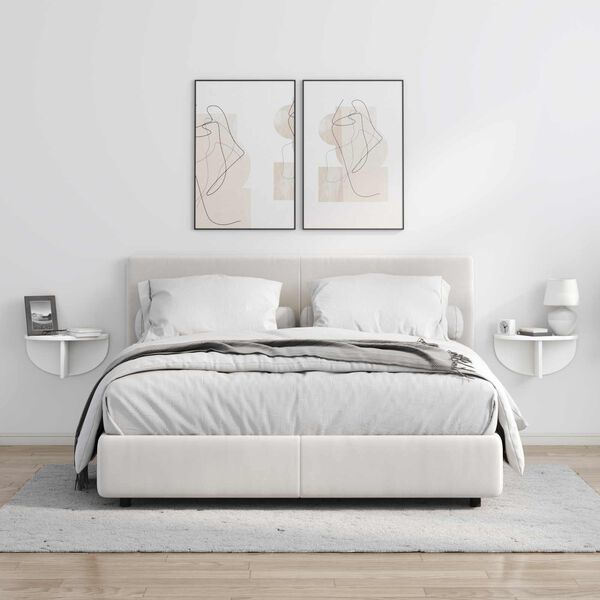 vidaXL N&aacute;stěnn&aacute; polička N&aacute;stěnn&yacute; B&iacute;l&aacute; 38 x 19 x 19 cm kompozitn&iacute; dřevo