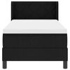 vidaXL Postel s boxspringem s matrac&iacute; Čern&aacute; 200 x 80 cm Polyester