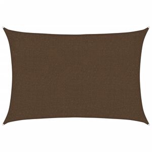 vidaXL St&iacute;n&iacute;c&iacute; plachta 160 g/m&sup2; hněd&aacute; 2 x 3 m HDPE