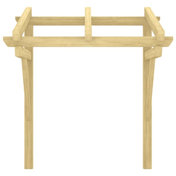 vidaXL Vchodová stříška 100x100x80 cm impregnovaná masivní borovice