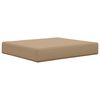 vidaXL Venkovn&iacute; pol&scaron;t&aacute;ř na pohovku 2 pcs Taupe Polyester