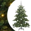 vidaXL Uměl&yacute; Skl&aacute;dac&iacute; V&aacute;nočn&iacute; Strom Zelen&aacute; 150 cm PVC a ocel