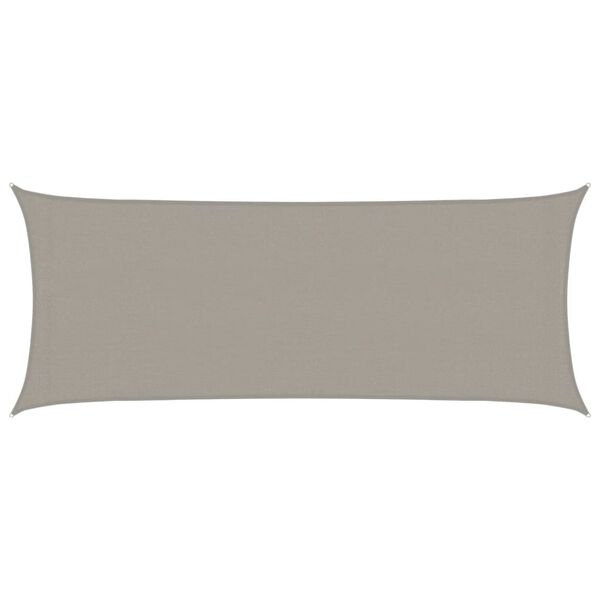 vidaXL Plachta proti slunci 160 g/m&sup2; obd&eacute;ln&iacute;k světle &scaron;ed&aacute; 2 x 5 m HDPE