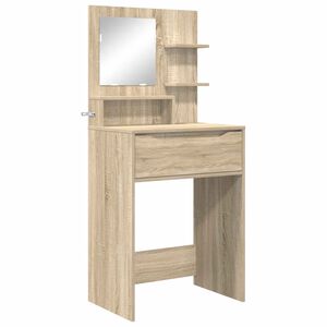 vidaXL Toaletn&iacute; stolky do ložnice Sonoma dub 80 x 39,6 x 135 cm