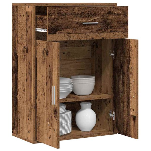 vidaXL Serv&iacute;rovac&iacute; skř&iacute;ň Star&eacute; dřevo 60 x 30 x 84 cm kompozitn&iacute; dřevo