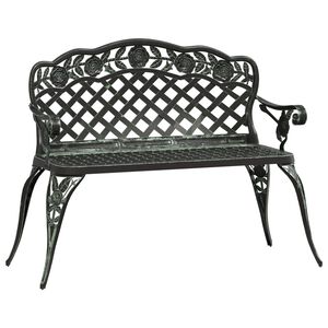 vidaXL Zahradn&iacute; lavice 108 cm lit&yacute; hlin&iacute;k zelen&aacute;