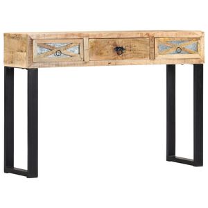 vidaXL Konzolov&yacute; stolek 110 x 30 x 76 cm masivn&iacute; mangovn&iacute;kov&eacute; dřevo