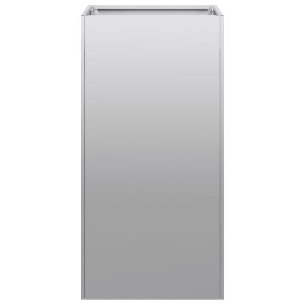 vidaXL Truhlík 40x40x80 cm Pozinkovaná ocel