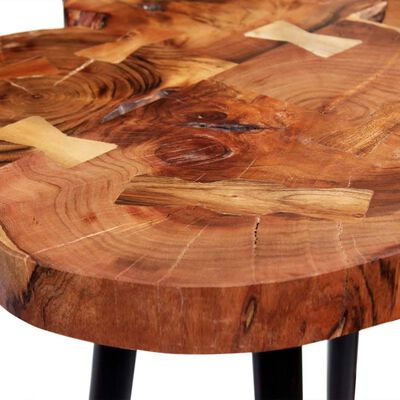 vidaXL Barový stůl ze špalku masivního akáciového dřeva 90x60x110cm