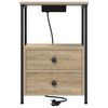 vidaXL Nočn&iacute; skř&iacute;ňka 2 pcs Sonoma dub 40 x 31 x 60 cm kompozitn&iacute; dřevo