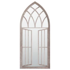 vidaXL Zahradn&iacute; zrcadlo p&iacute;skov&eacute; 100 x 45 cm železo pro použit&iacute; venku