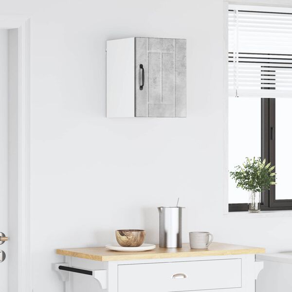 vidaXL Kuchyňsk&aacute; skř&iacute;ň Lucca Betonově &scaron;ed&aacute; 30 x 31 x 40 cm