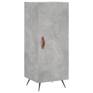 vidaXL Př&iacute;born&iacute;k betonově &scaron;ed&yacute; 34,5 x 34 x 90 cm kompozitn&iacute; dřevo