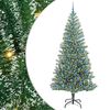 vidaXL Uměl&yacute; v&aacute;nočn&iacute; stromeček se sněhem a LED osvětlen&iacute;m 240 cm