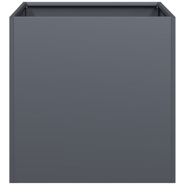 vidaXL Truhl&iacute;k antracitov&yacute; 40x40x40 cm ocel v&aacute;lcovan&aacute; za studena