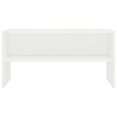 vidaXL TV stolek bílý 80 x 40 x 40 cm dřevotříska