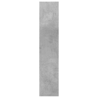 vidaXL Nástěnná police betonově šedá 90 x 16 x 78 cm dřevotříska