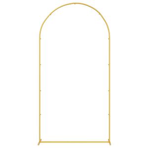 vidaXL Svatebn&iacute; oblouk Zlat&aacute; 100 x 39 x 200 cm Ocel