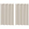 vidaXL Voile Z&aacute;clona 2 ks P&iacute;skov&aacute; 140 x 140 cm Polyester