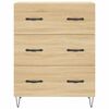 vidaXL Skř&iacute;ň highboard dub sonoma 69,5 x 34 x 180 cm kompozitn&iacute; dřevo