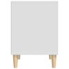 vidaXL Noční stolky 2 ks bílé 40x35x50 cm
