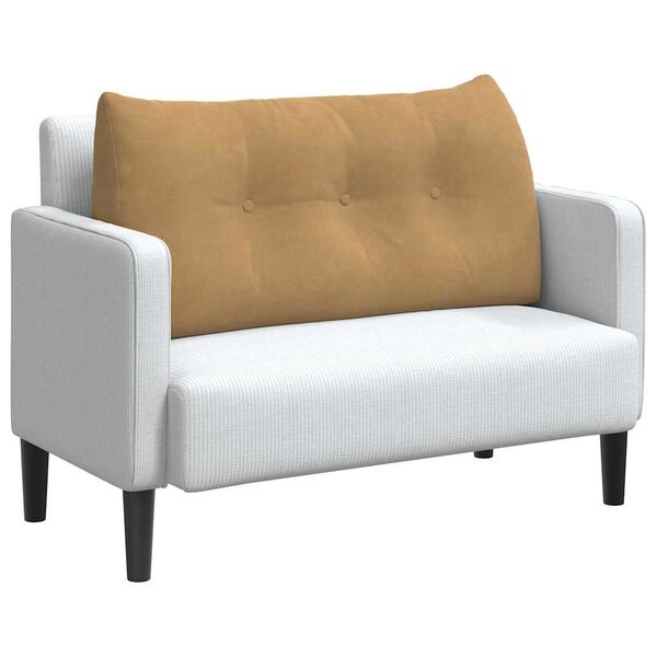 vidaXL Pol&scaron;t&aacute;ř na z&aacute;da Hněd&aacute; 100 x 24 x 50 cm samet