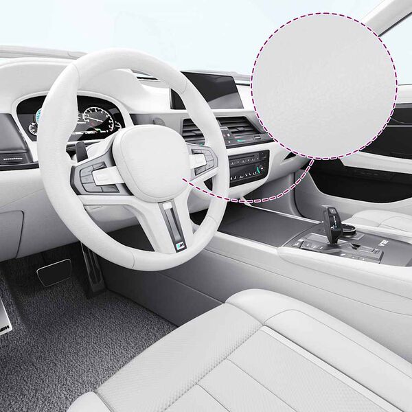 vidaXL F&oacute;lie na auto 2 ks matn&eacute; b&iacute;l&eacute; 100 x 150 cm + 50 x 150 cm