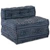vidaXL Modul&aacute;rn&iacute; pohovka 4 pcs Indigo 70 x 70 x 56 cm textil
