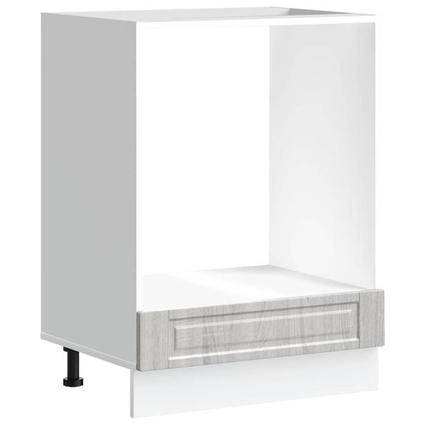 vidaXL Skř&iacute;ňka na troubu "Porto" &scaron;ed&yacute; sonoma kompozitn&iacute; dřevo