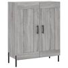 vidaXL Skř&iacute;ň highboard &scaron;ed&aacute; sonoma 69,5 x 34 x 180 cm kompozitn&iacute; dřevo
