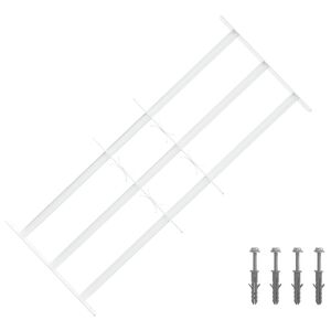 vidaXL Bezpečnostn&iacute; mř&iacute;ž na okna se 3 př&iacute;čkami 63-114 cm