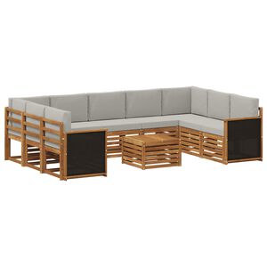 vidaXL Sedac&iacute; soupravy Masivn&iacute; ak&aacute;tov&eacute; dřevo