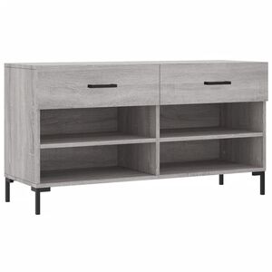 vidaXL Botn&iacute;k &scaron;ed&yacute; sonoma 102 x 35 x 55 cm kompozitn&iacute; dřevo