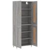 vidaXL Skř&iacute;ň highboard &scaron;ed&aacute; sonoma 69,5 x 34 x 180 cm kompozitn&iacute; dřevo
