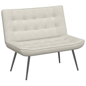 vidaXL Lavice kr&eacute;mov&aacute; 110x74x84 cm samet