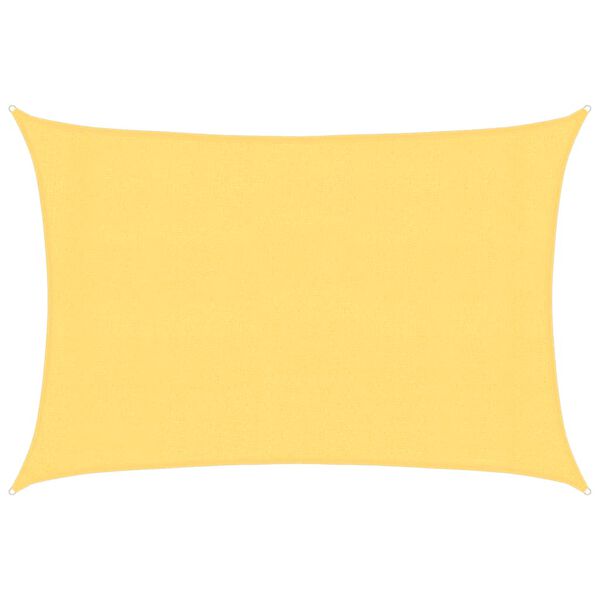 vidaXL Plachta proti slunci 160 g/m&sup2; b&eacute;žov&aacute; 3 x 5 m HDPE