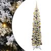 vidaXL Uměl&yacute; v&aacute;nočn&iacute; stromeček Zelen&aacute; 180 cm PVC, ocel a plast