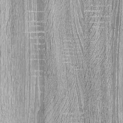 vidaXL Skříňka na mikrovlnku šedá sonoma 60x57x207 cm kompozitní dřevo