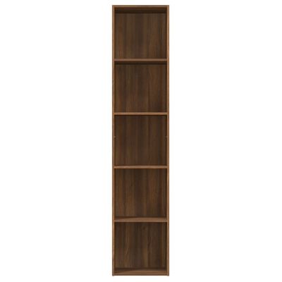 vidaXL Knihovna hnědý dub 40 x 30 x 189 cm kompozitní dřevo