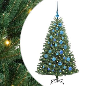 vidaXL Uměl&yacute; Skl&aacute;dac&iacute; V&aacute;nočn&iacute; Strom s stojanem Zelen&aacute; 120 cm PVC a kov