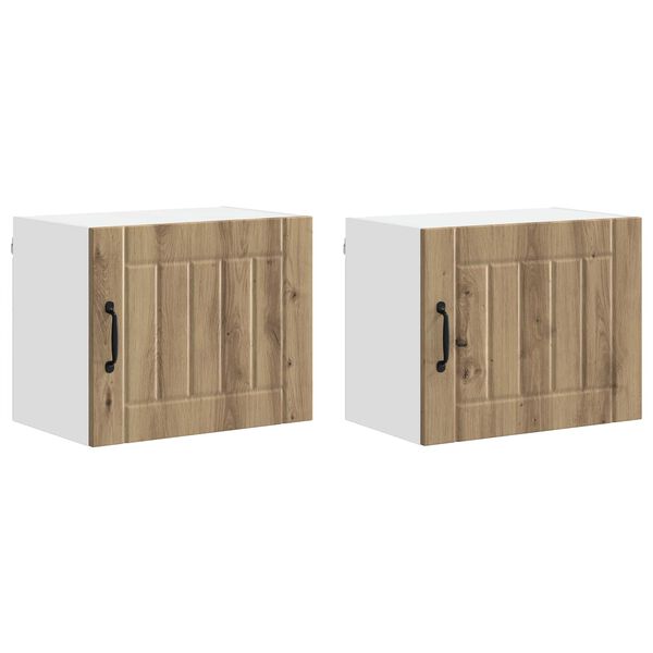 vidaXL Kuchyňsk&aacute; skř&iacute;ň 2 pcs Artisanov&yacute; dub 50 x 31 x 40 cm
