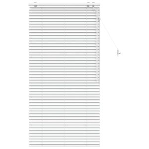 vidaXL Venet &scaron;koln&iacute; žaluzie B&iacute;l&aacute; 90 x 160 cm 35 mm Masivn&iacute; paulovnie